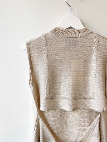TAN/GROSSY SAILOR TANK(BEIGE)