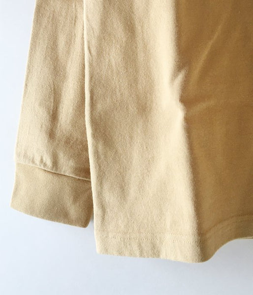 BLUE BLUE JAPAN/FARM TENGU MOCK NECK T-SHIRT (YELLOW)