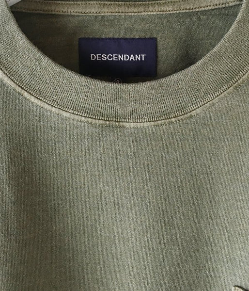 DESCENDANT/MILITIA LAYERD TEE (OLIVE DRAB)
