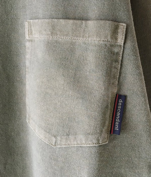 DESCENDANT/MILITIA LAYERD TEE (OLIVE DRAB)