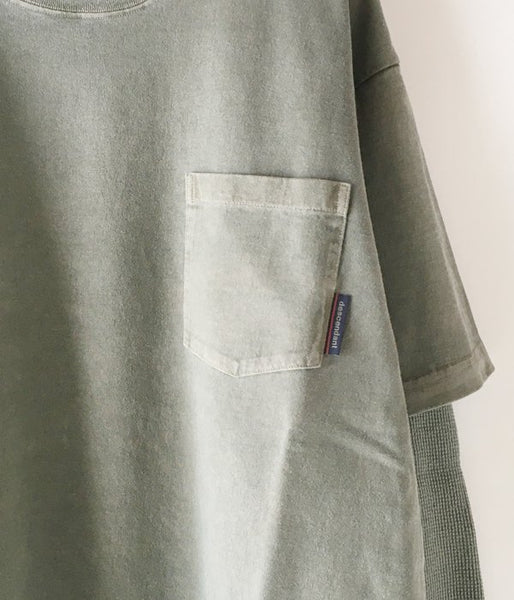 DESCENDANT/MILITIA LAYERD TEE (OLIVE DRAB)