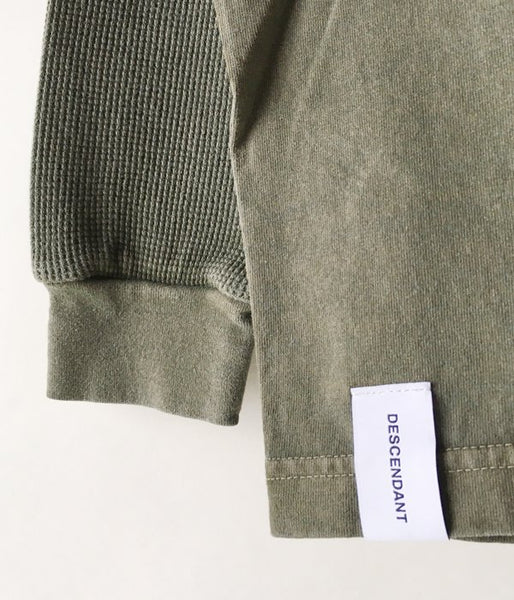 DESCENDANT/MILITIA LAYERD TEE (OLIVE DRAB)