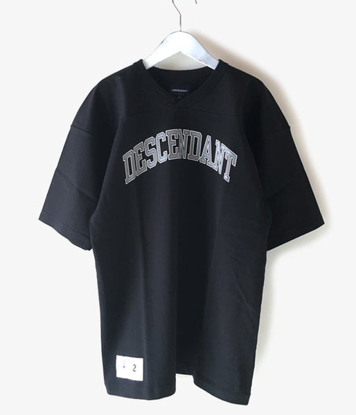 DESCENDANT/JED FB JERJEY SS (BLACK)