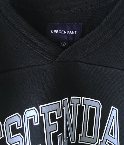 DESCENDANT/JED FB JERJEY SS (BLACK)