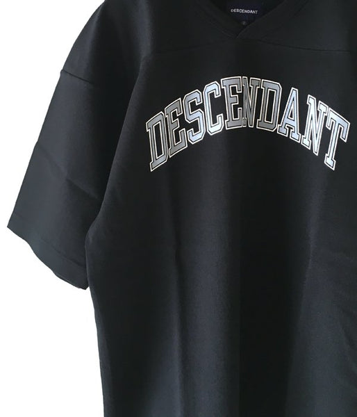 DESCENDANT/JED FB JERJEY SS (BLACK)
