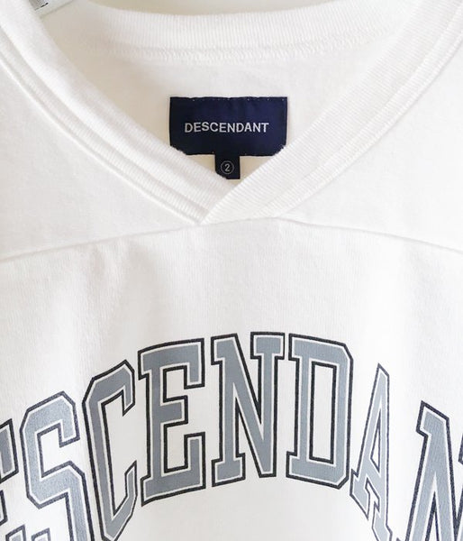 DESCENDANT/JED FB JERJEY SS (WHITE)