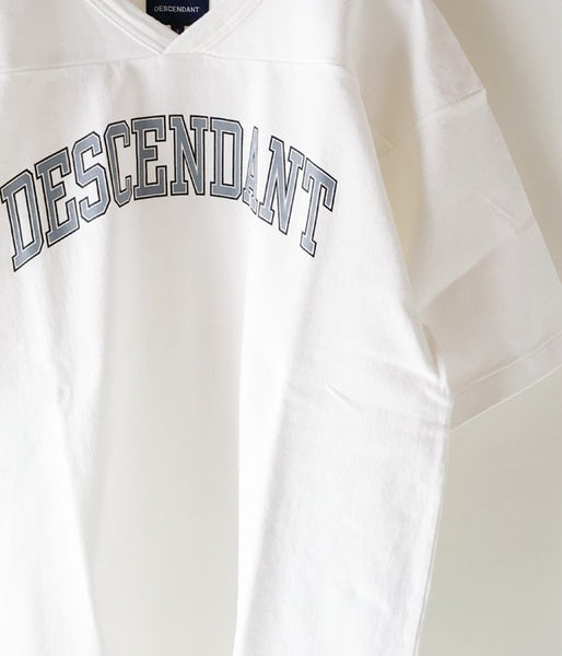DESCENDANT/JED FB JERJEY SS (WHITE)