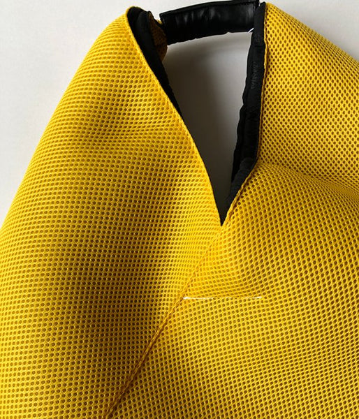 MM6 MAISON MARGIELA/MESH JAPANESE TOTE BAG (YELLOW)