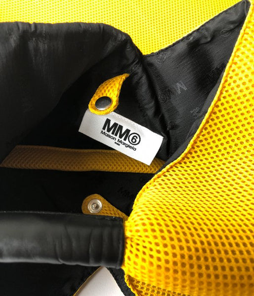 MM6 MAISON MARGIELA/MESH JAPANESE TOTE BAG (YELLOW)