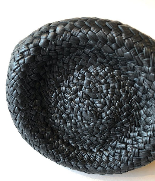 Aeta/COW LEATHER BASKET S(BLACK)