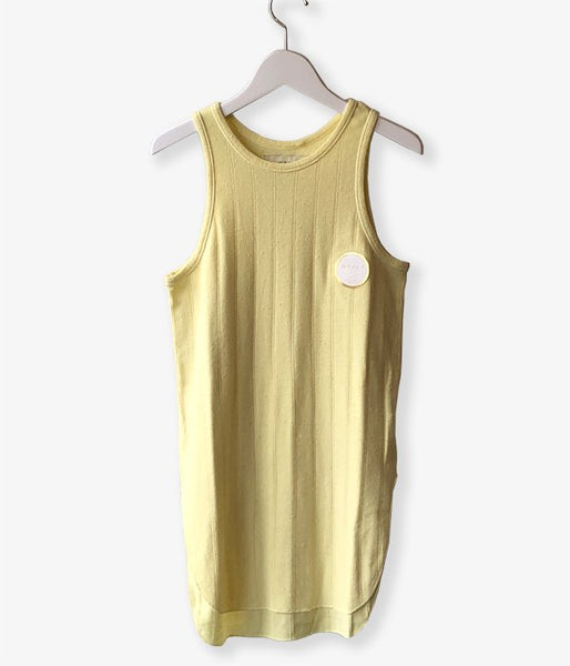WRYHT/ROUND-NECK RIBBED TANK(CITRINE)
