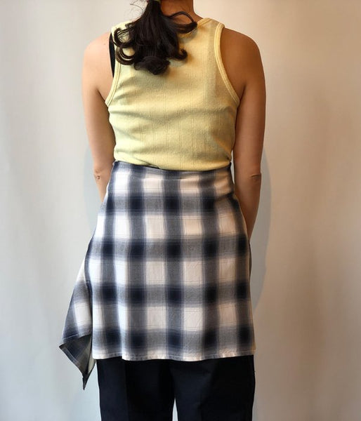 WRYHT/ROUND-NECK RIBBED TANK(CITRINE)