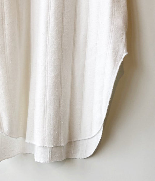 WRYHT/ROUND-NECK RIBBED TANK(BONE)