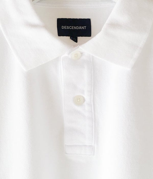 DESCENDANT/CACHALOT POLO SS FULL SIZE (WHITE)