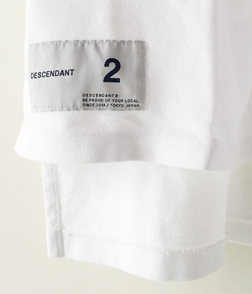 DESCENDANT/CACHALOT POLO SS FULL SIZE (WHITE)