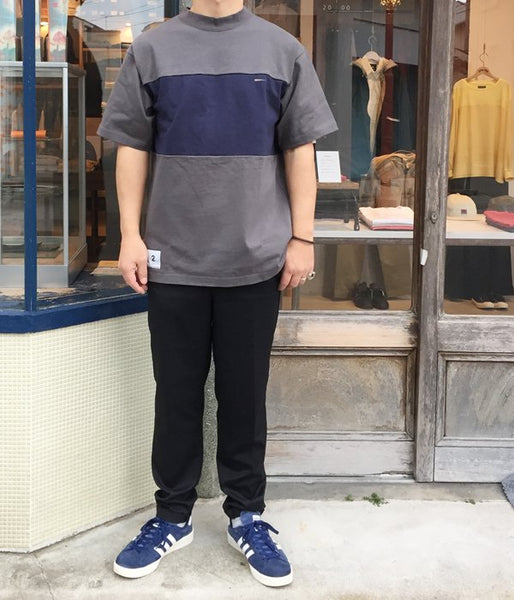 DESCENDANT/TURTOISE MOCK NECK SS (GRAY)