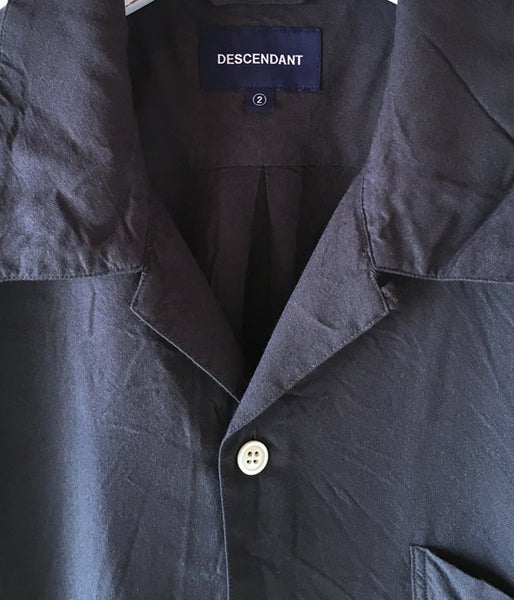 DESCENDANT/PIER RAYON SS SHIRT (GRAY)