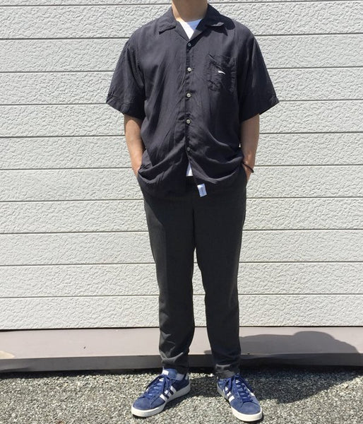 DESCENDANT/PIER RAYON SS SHIRT (GRAY)