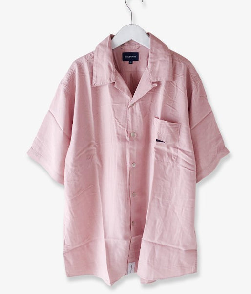 DESCENDANT/PIER RAYON SS SHIRT (PINK)