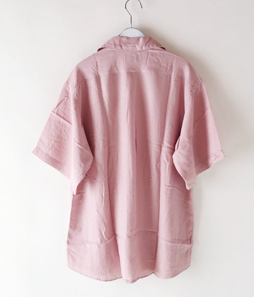 DESCENDANT/PIER RAYON SS SHIRT (PINK)