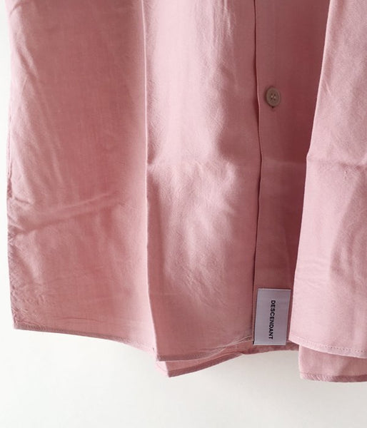 DESCENDANT/PIER RAYON SS SHIRT (PINK)