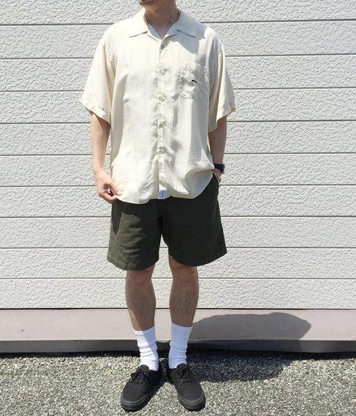 DESCENDANT/PIER RAYON SS SHIRT (WHITE)