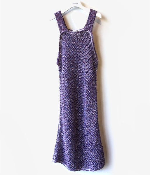 FUMIKA_UCHIDA/MESH NT TANK DRESS(BLUE)