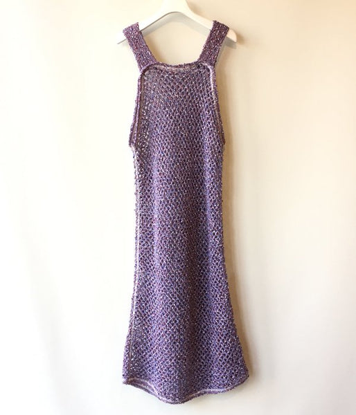 FUMIKA_UCHIDA/MESH NT TANK DRESS(BLUE)