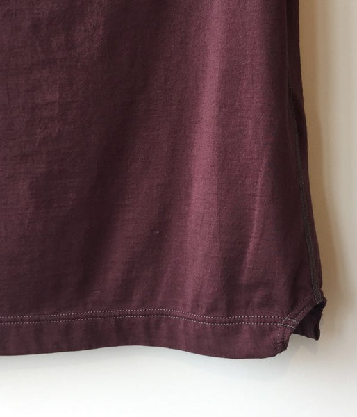FUMIKA_UCHIDA/BOAT-NECK SHORT-SLEEVE TOP (BROWN)