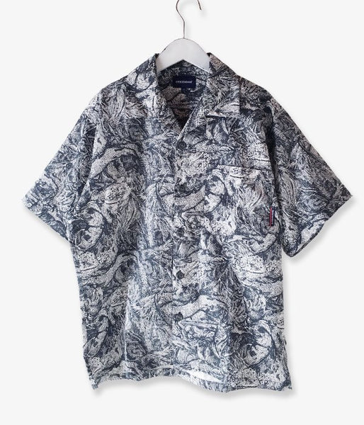 DESCENDANT/SQUAMA TEXTILE SS SHIRT (WHITE)