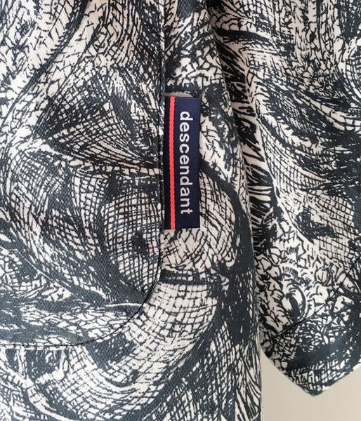 DESCENDANT/SQUAMA TEXTILE SS SHIRT (WHITE)