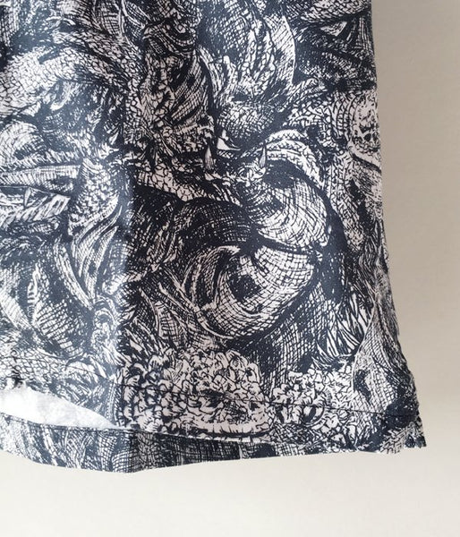DESCENDANT/SQUAMA TEXTILE SS SHIRT (WHITE)