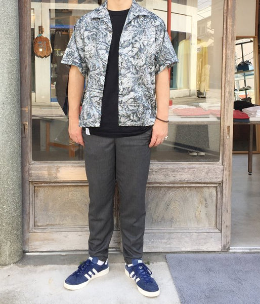 DESCENDANT/SQUAMA TEXTILE SS SHIRT (WHITE)