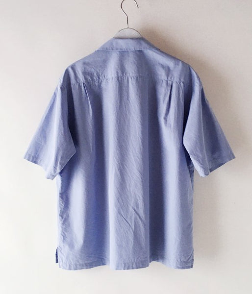 holk/WIDE OPEN SHIRT SS (BLUE)