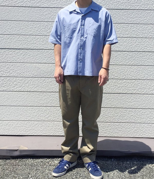 holk/WIDE OPEN SHIRT SS (BLUE)