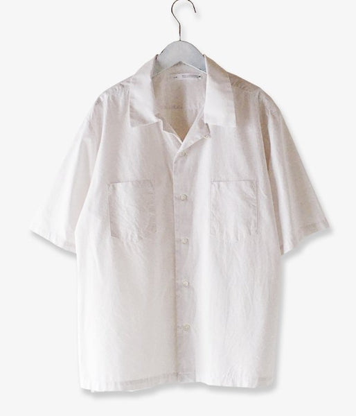 holk/WIDE OPEN SHIRT SS (WHITE)
