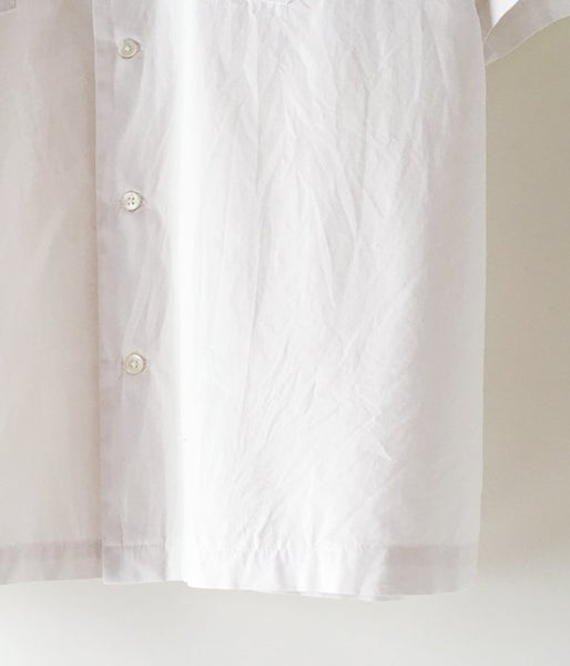 holk/WIDE OPEN SHIRT SS (WHITE)