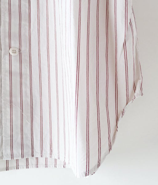MHL./DRY COTTON STRIPE SS SHIRTS (RED)