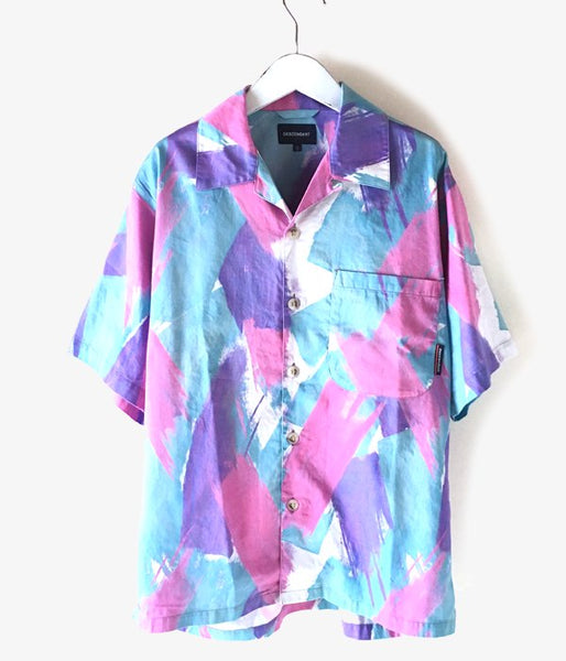DESCENDANT/STROKE TEXTILE SS SHIRT (BLUE)