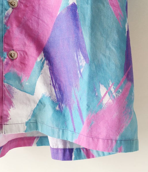 DESCENDANT/STROKE TEXTILE SS SHIRT (BLUE)