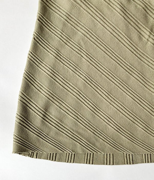 PHEENY/RANDOM RIB ONE SHOULDER TOPS(KHAKI)