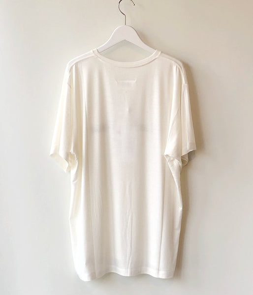 MM6 MAISON MARGIELA/INSIDEOUT LOGO TEE(WHITE)