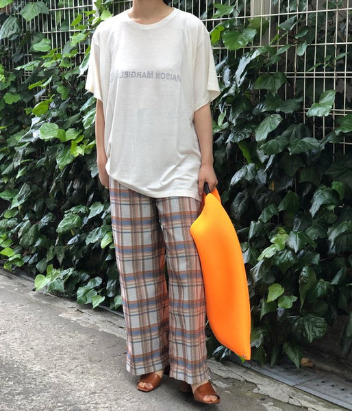 MM6 MAISON MARGIELA/INSIDEOUT LOGO TEE(WHITE)