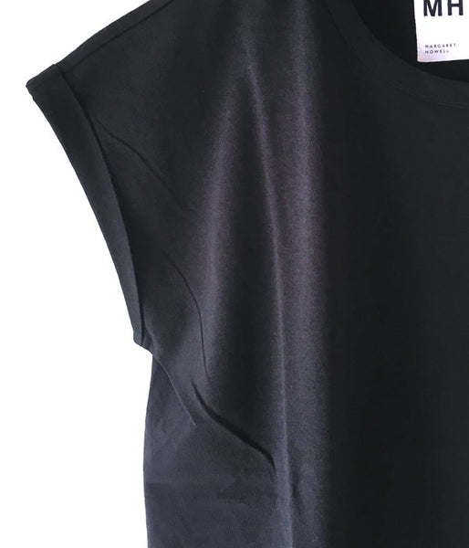 MHL./HIGH TWISTED DRY JERSEY FRENCH SLEEVE (BLACK)