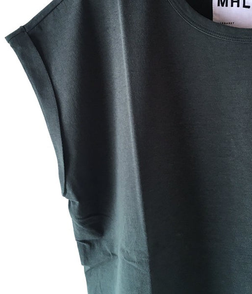 MHL./HIGH TWISTED DRY JERSEY FRENCH SLEEVE (GREEN)