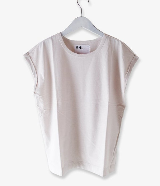 MHL./HIGH TWISTED DRY JERSEY FRENCH SLEEVE (WHITE)