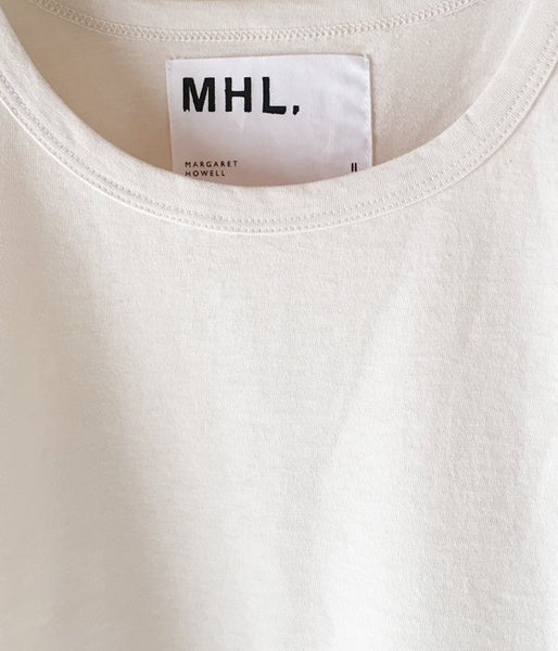 MHL./HIGH TWISTED DRY JERSEY FRENCH SLEEVE (WHITE)