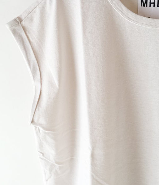MHL./HIGH TWISTED DRY JERSEY FRENCH SLEEVE (WHITE)