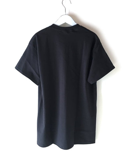 朝昼晩(社)/LOGO EMBROIDERY SS (BLACK)