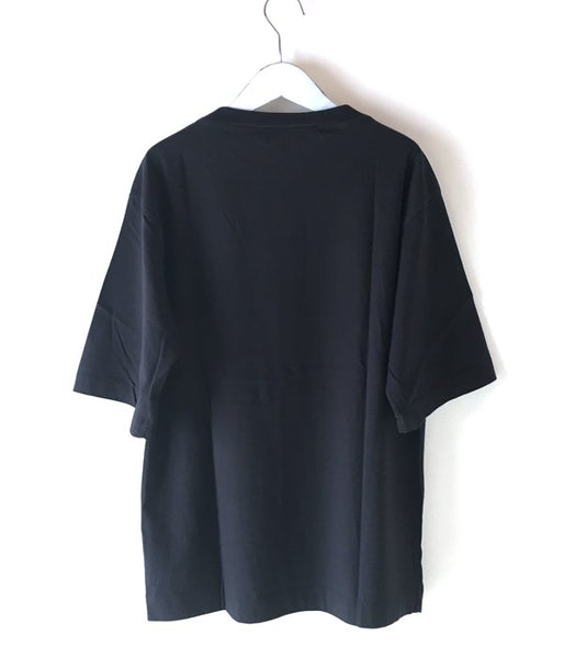 MHL./GARMENT DYE BASIC JERSEY SS T-SHIRTS (BLACK)
